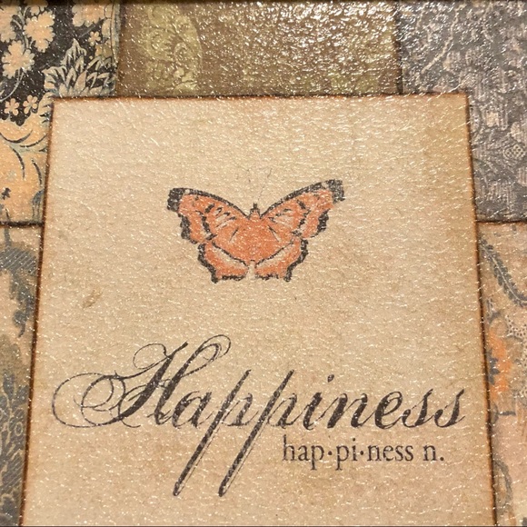 Y2K happiness is like a butterfly Nathaniel Hawthorne framed quote - Picture 5 of 7